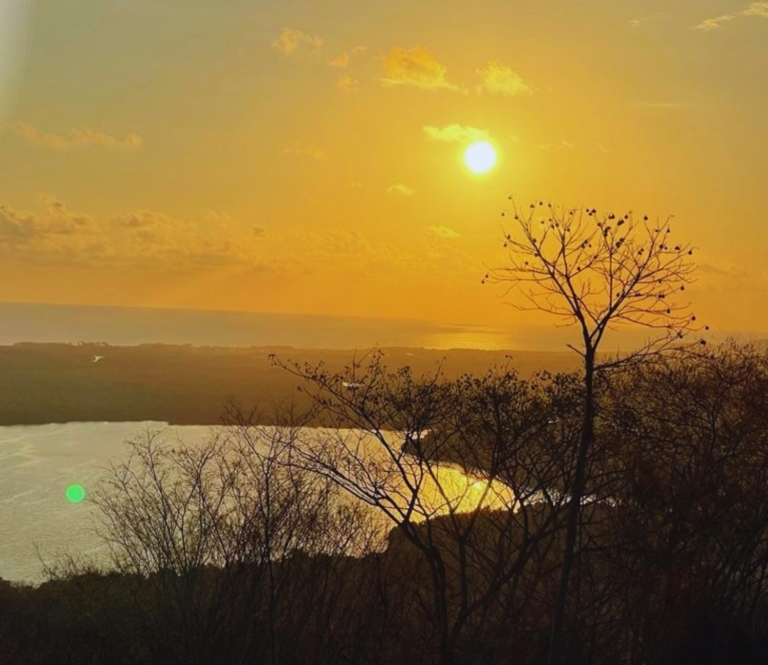 Foto de la puesta de la vista